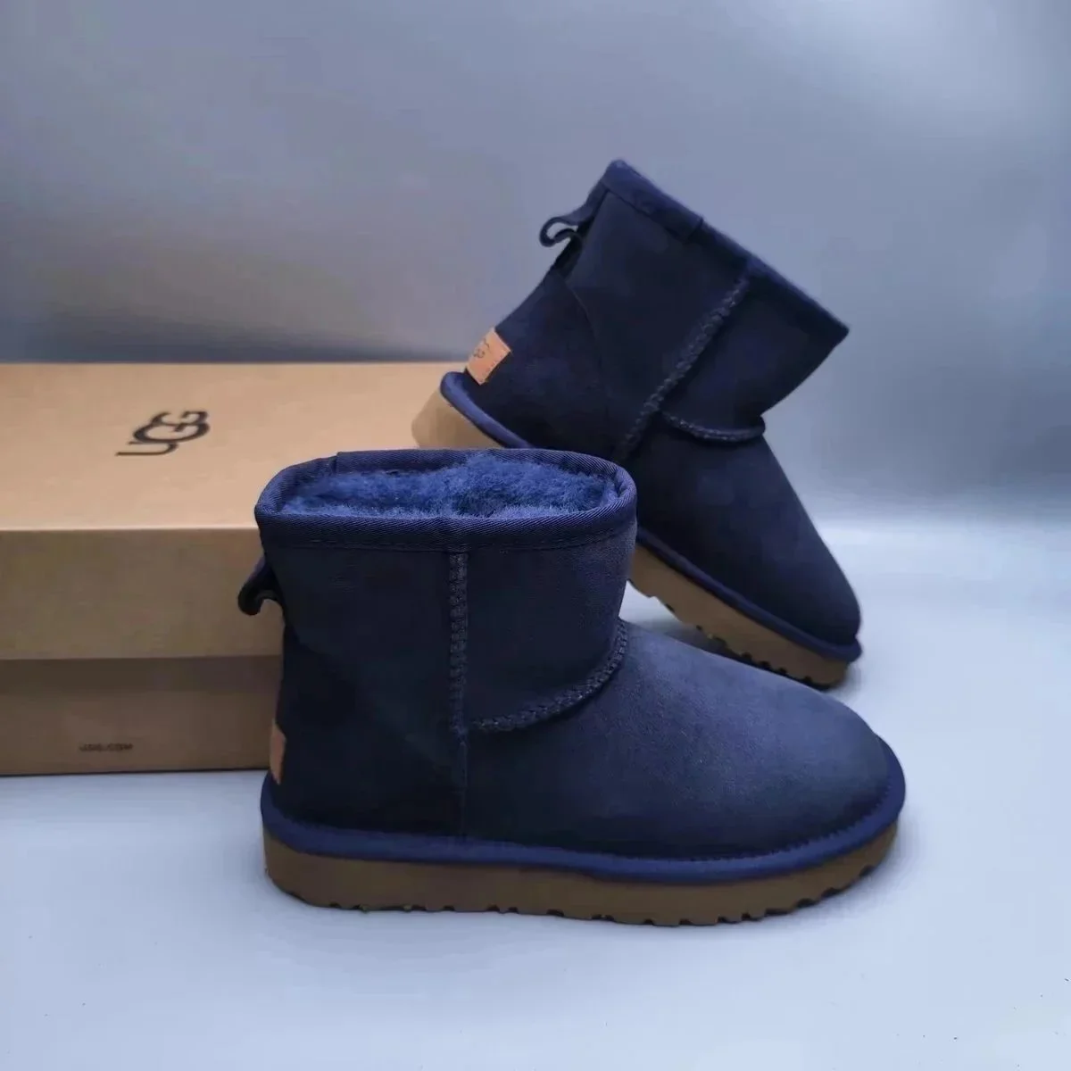 UGG Classic Short Navy Boots