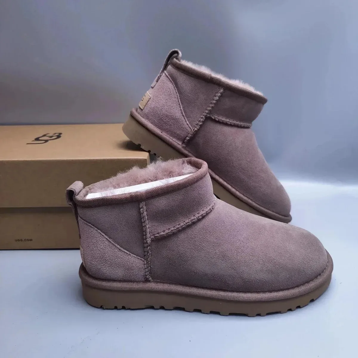 UGG Classic Short Dusty Rose Boots
