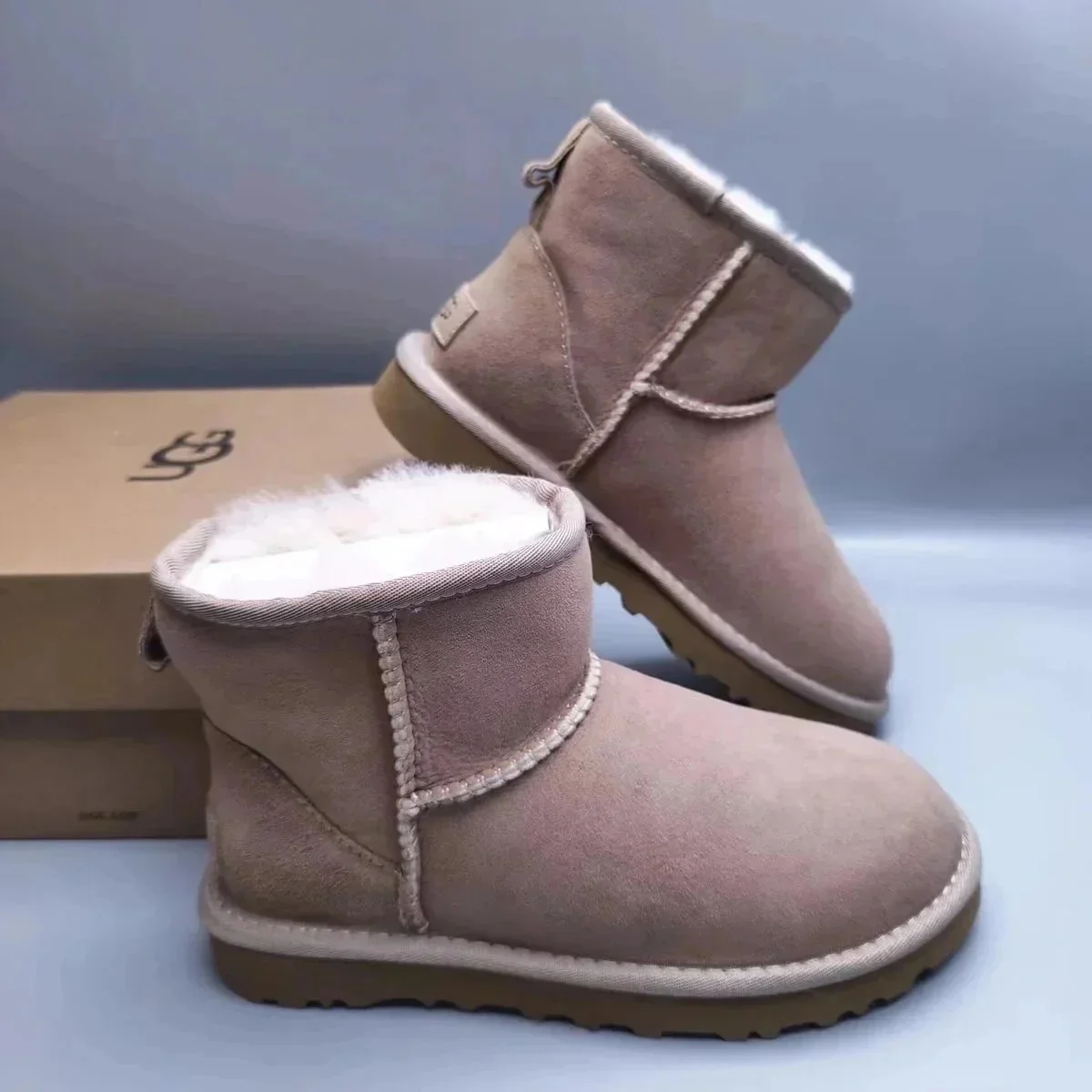 UGG Classic Short Dusty Rose Boots