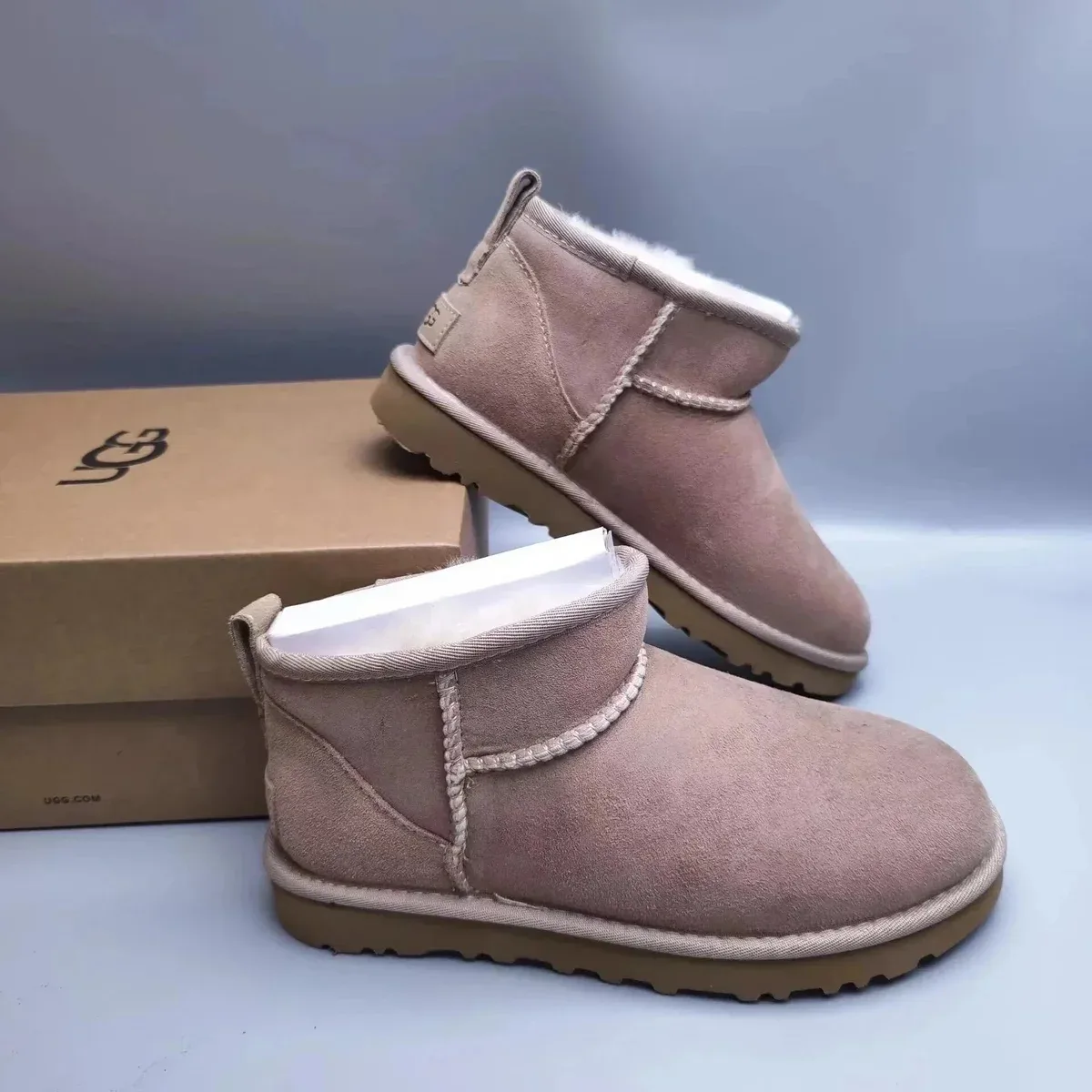 UGG Classic Short Dusty Rose Boots