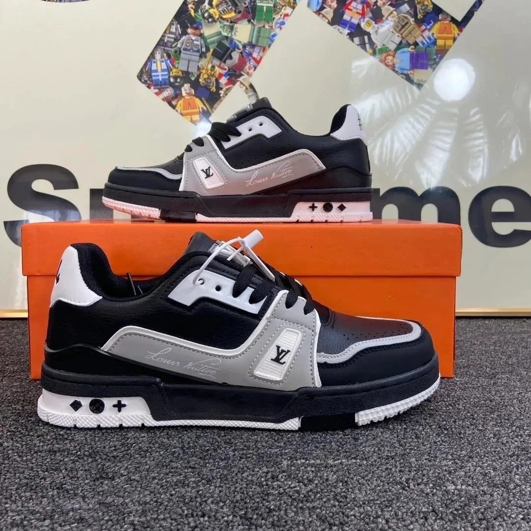 Louis Vuitton LV Trainer Black & White Sneakers