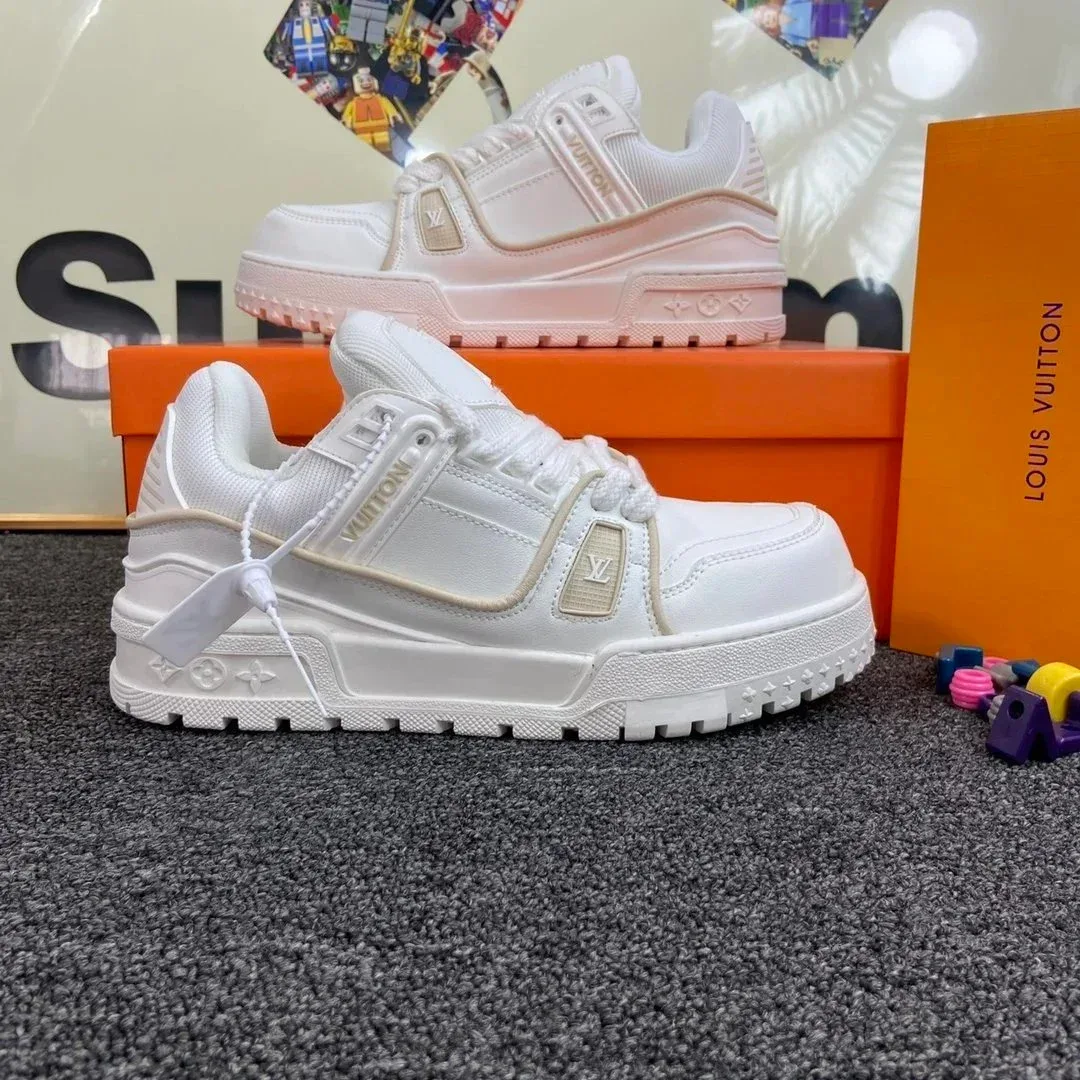 Louis Vuitton LV Trainer White Sneakers