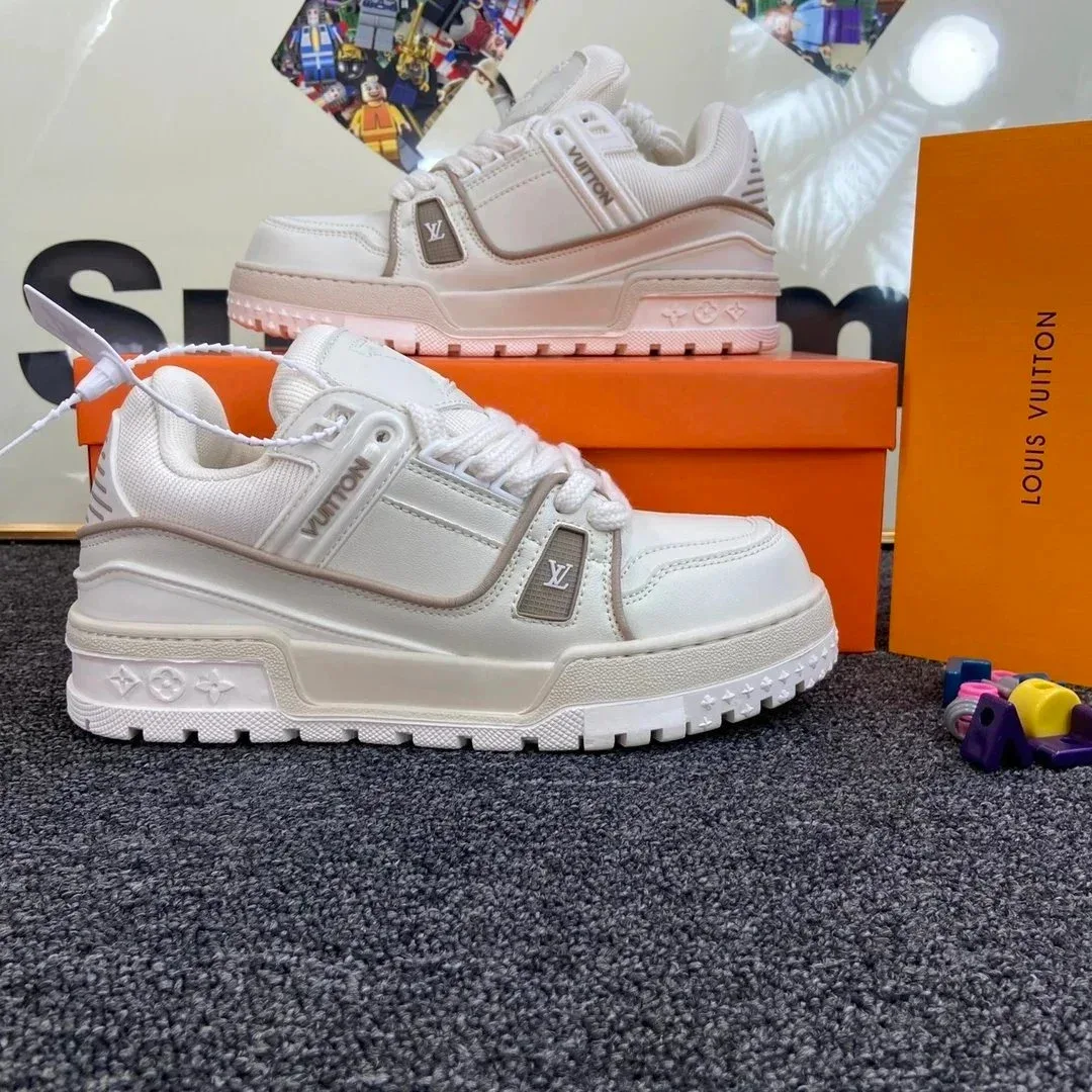 Louis Vuitton LV Trainer White Sneakers