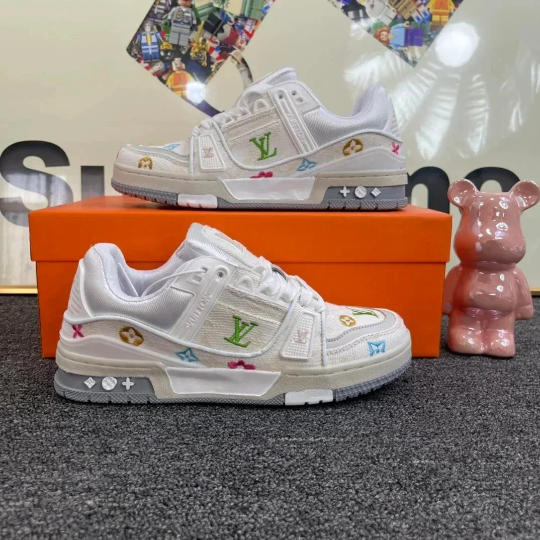 Louis Vuitton LV Trainer Monogram White Sneakers