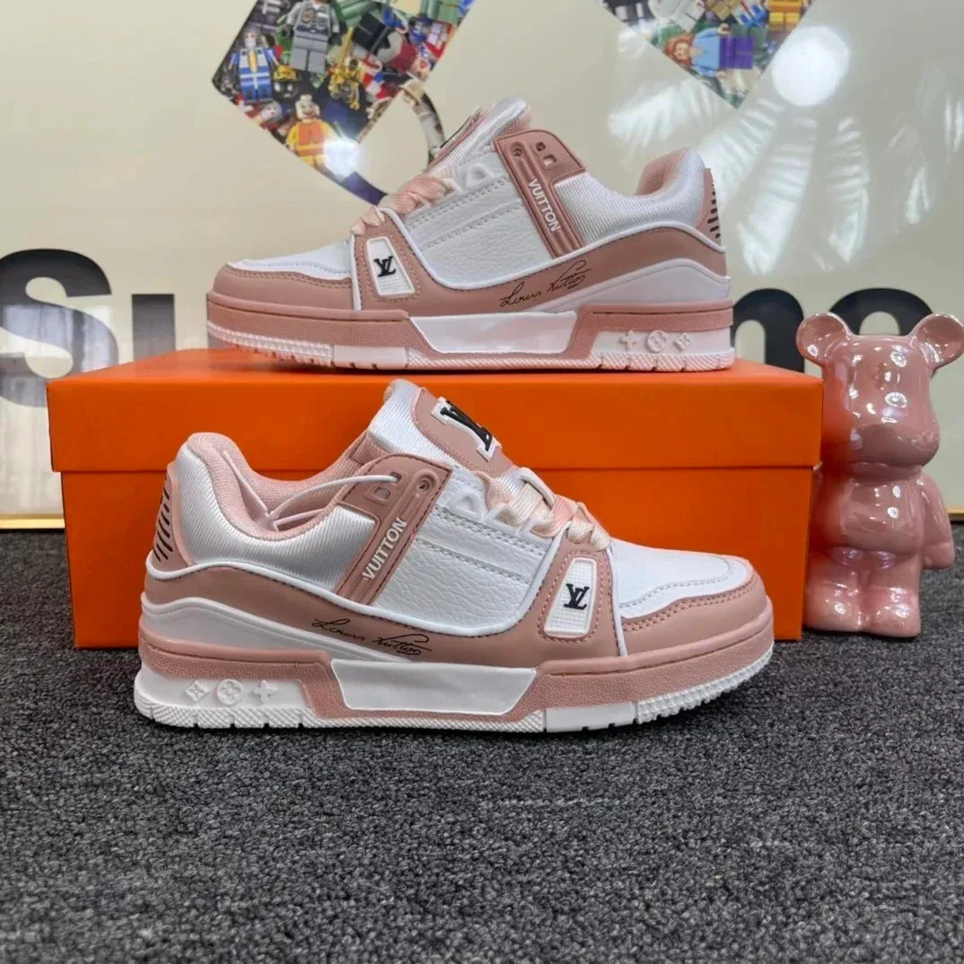 Louis Vuitton LV Trainer Pink/White Sneakers