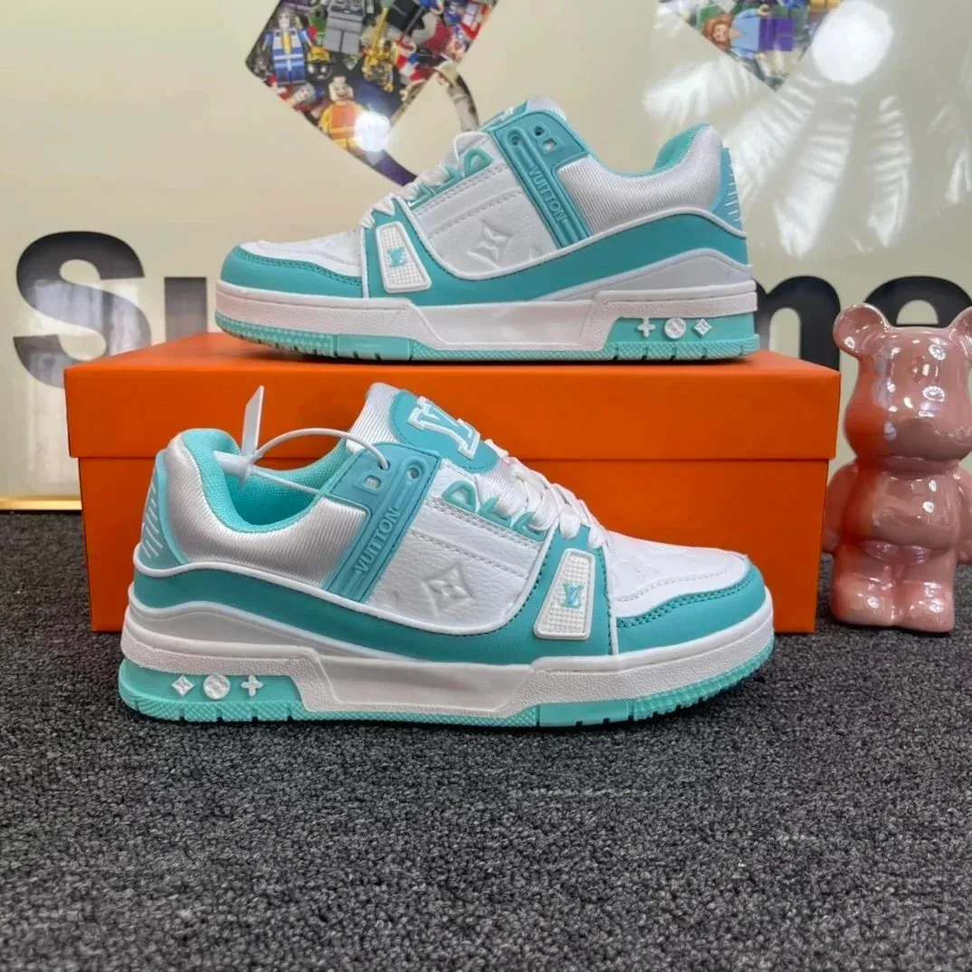 Louis Vuitton LV Trainer White/Tiffany Blue Sneakers