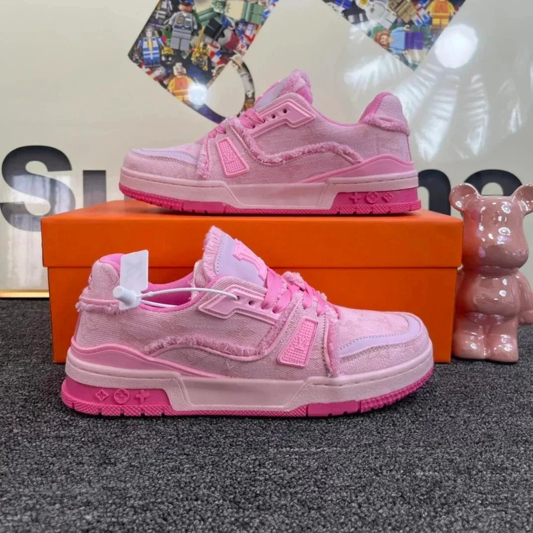 Louis Vuitton LV Trainer Pink Sneakers