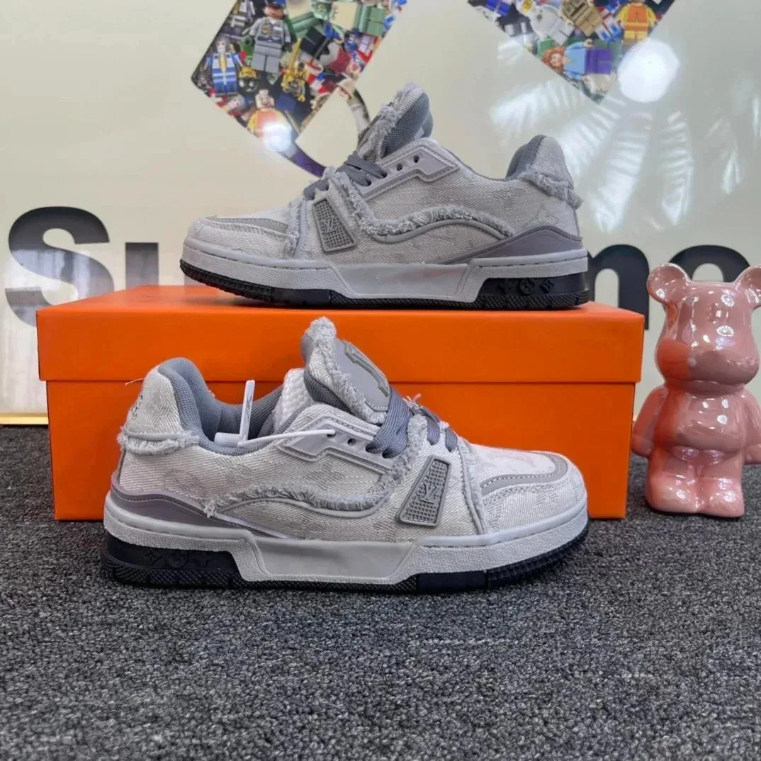 Louis Vuitton LV Trainer Grey Sneakers