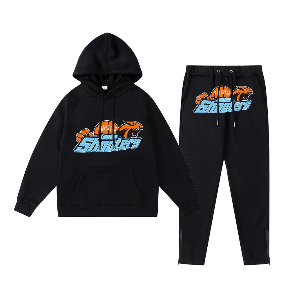 Black Shooters Tracksuit Set Hoodie & Pants