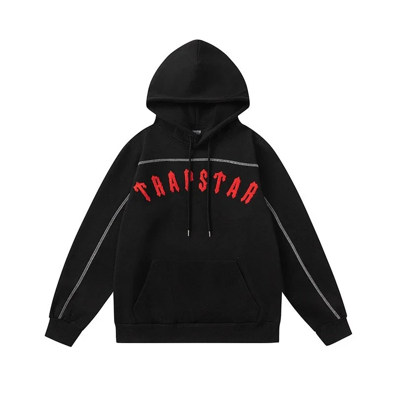 Trapstar Black Red 'Shooters' Hoodie