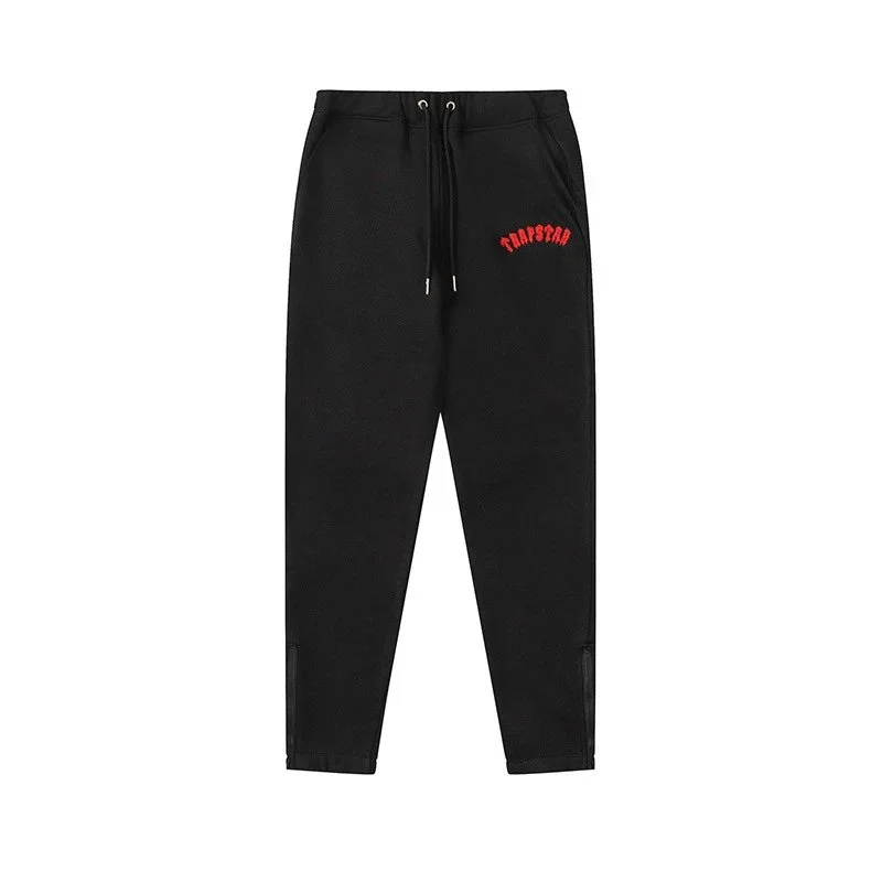 Trapstar Black Red Logo Sweatpants