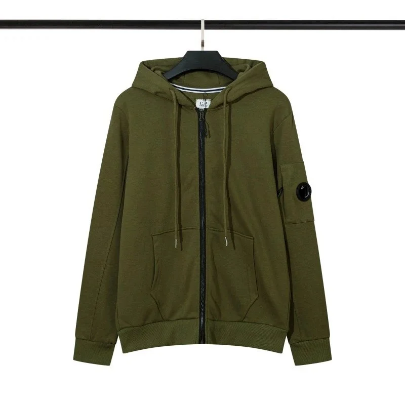 C.P. Company Goggle Olive Green Hoodie