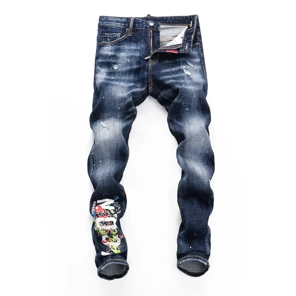 DSQUARED2 Paint Splatter Jeans 3 Blue 005