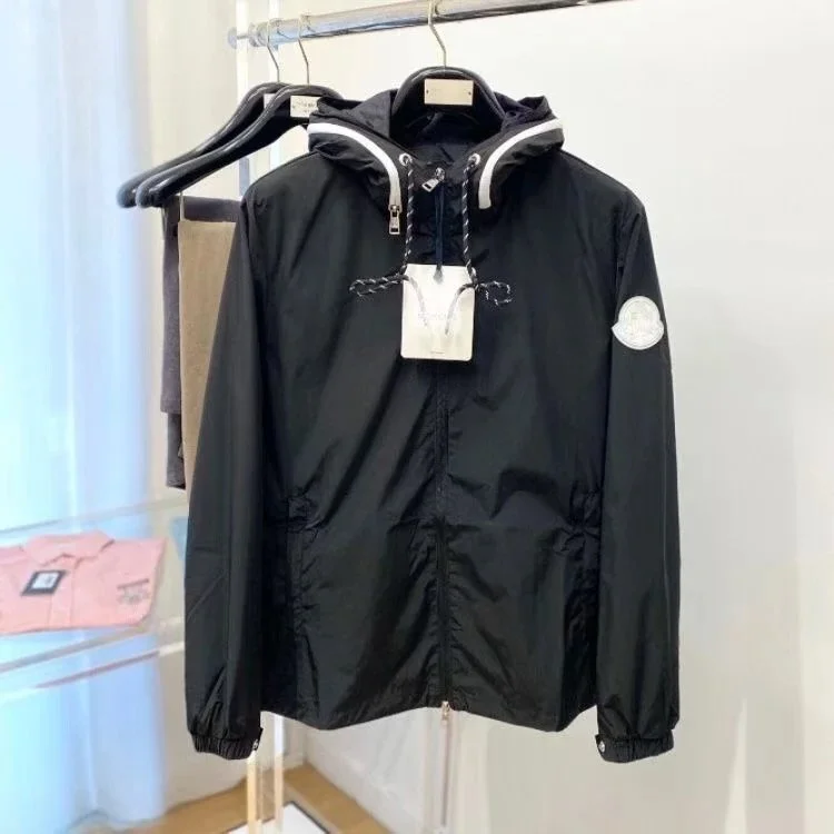 Moncler Maya Black Windbreaker Jacket