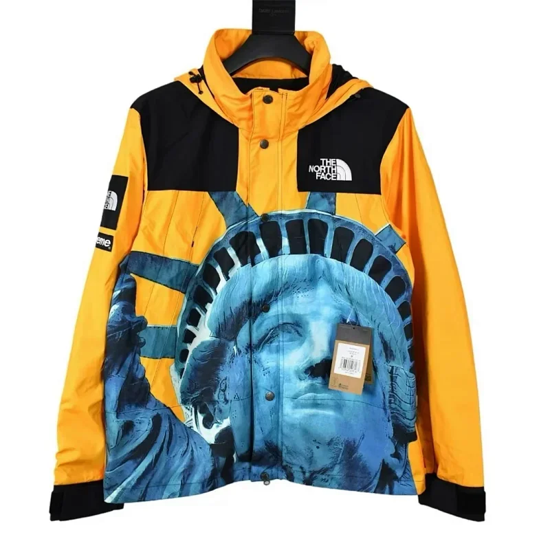 The North Face Expedition Swirl Liberty Print Jacket Yellow/Blue