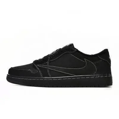 Nike Air Jordan 1 Low Triple Black Sneakers