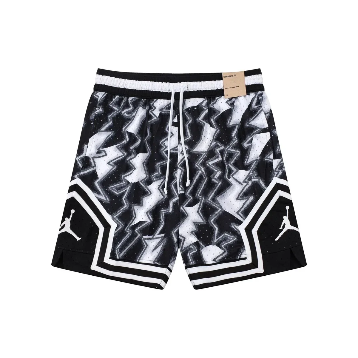 Nike Air Jordan Jumpman Black/White Basketball Shorts