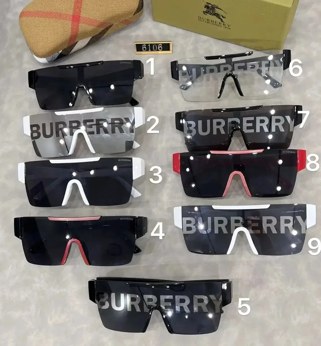 Burberry Classic Logo Sunglasses Black Frame
