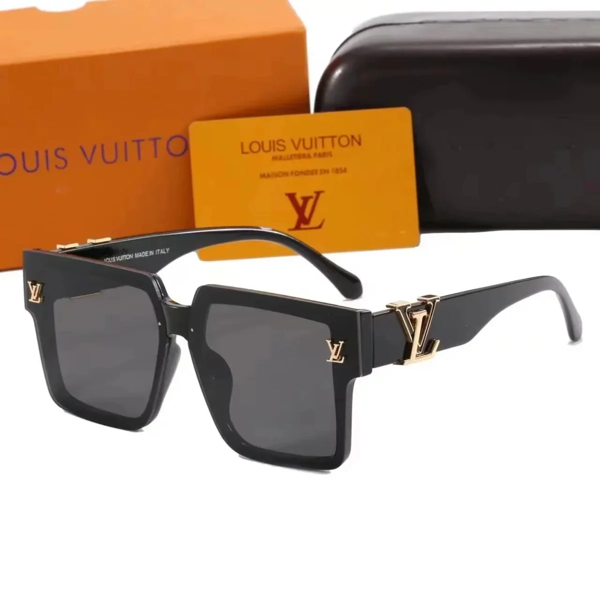 Louis Vuitton Tabi Black Square Sunglasses