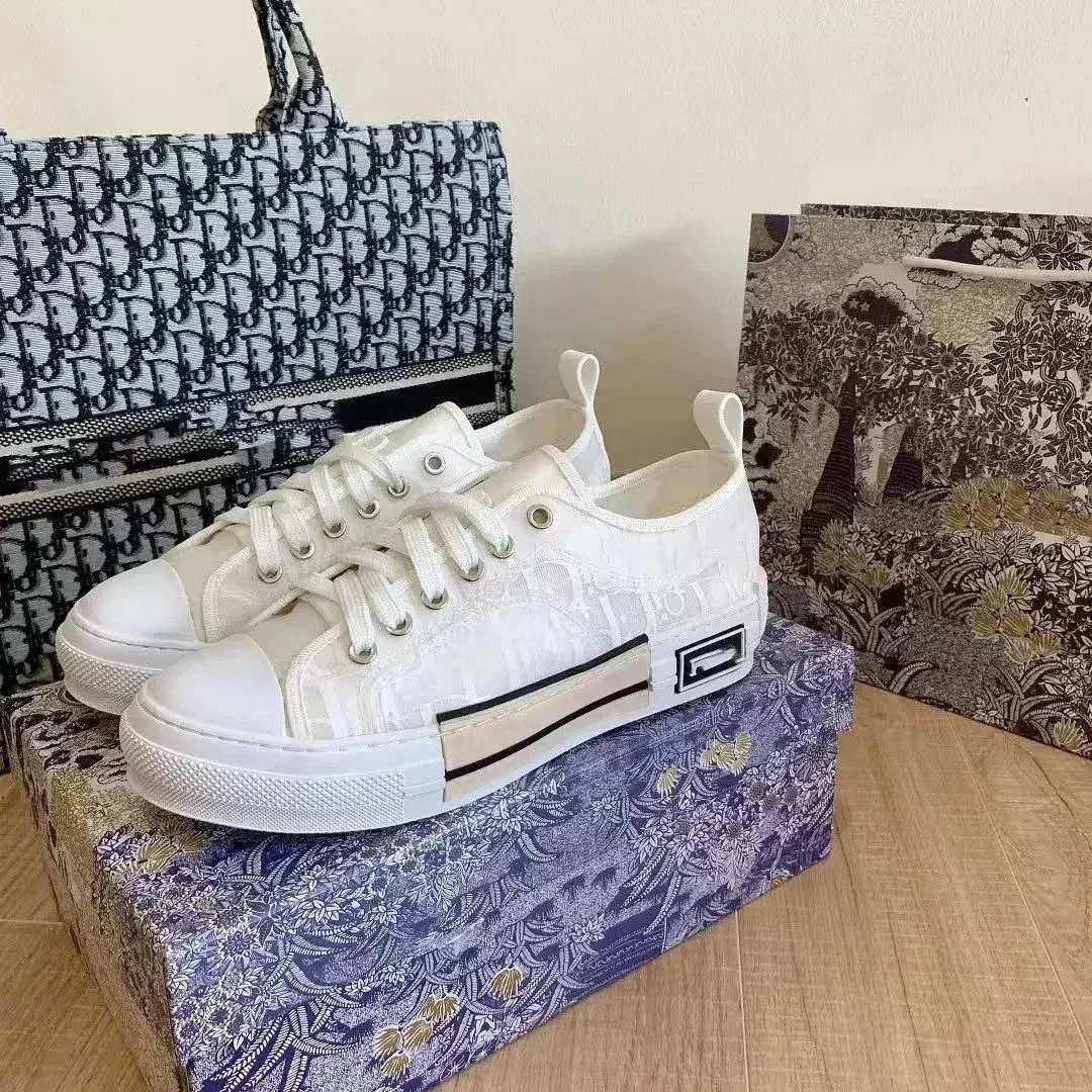 Dior Lady Dior White Lace Sneakers