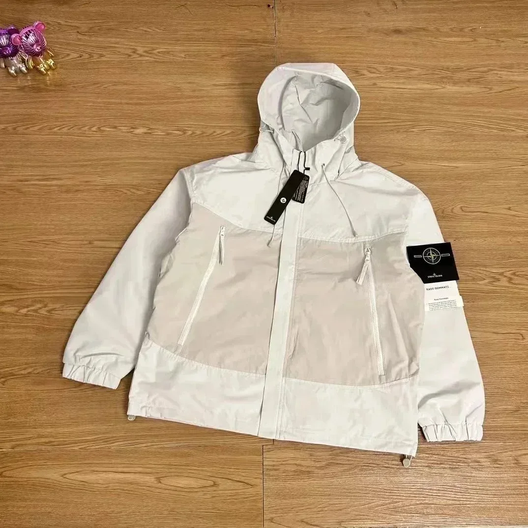Stone Island Shadow Project Hooded Jacket Light Grey