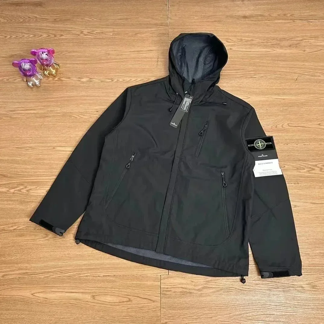 Stone Island Shadow Project Basso Gimmato Black Jacket