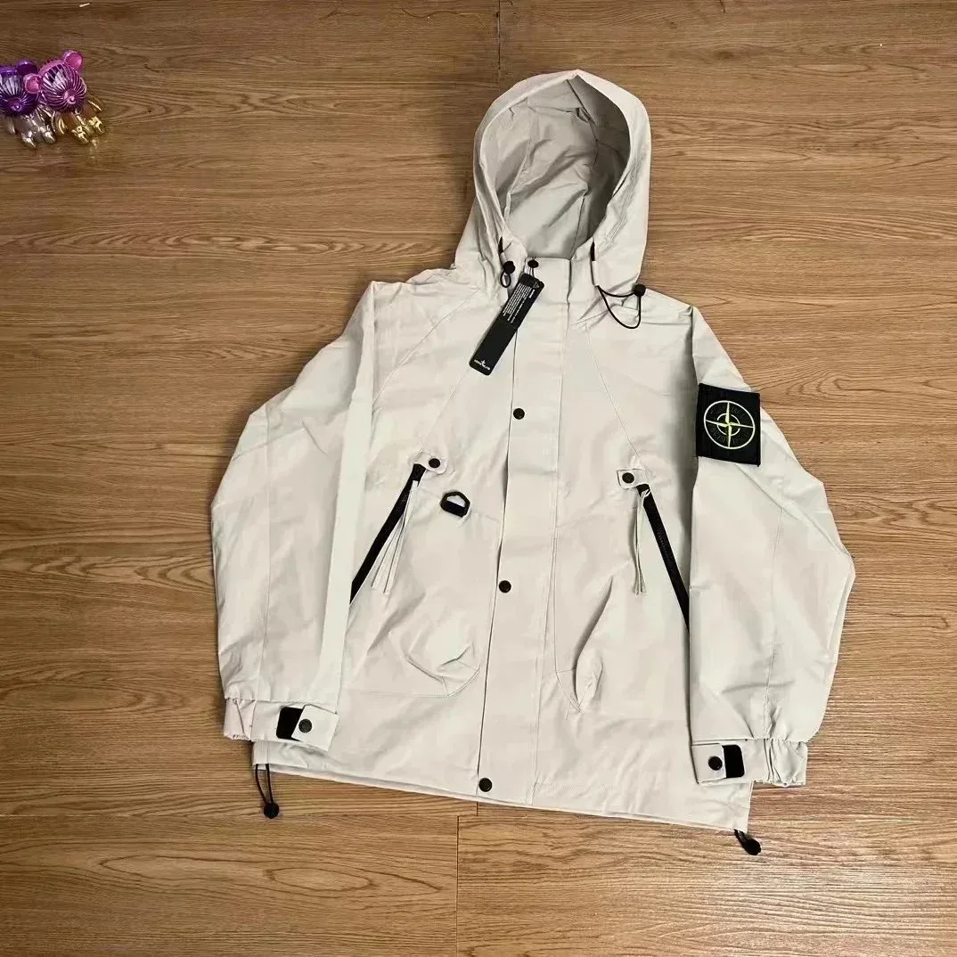 Stone Island 68-15 Beige Hooded Jacket