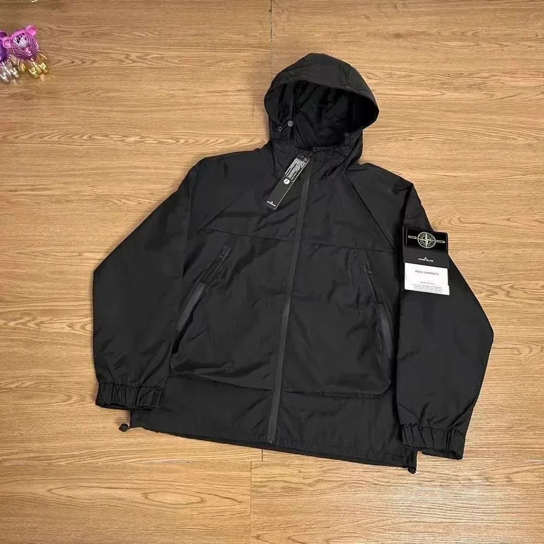 Stone Island Shadow Project Black Windbreaker Jacket