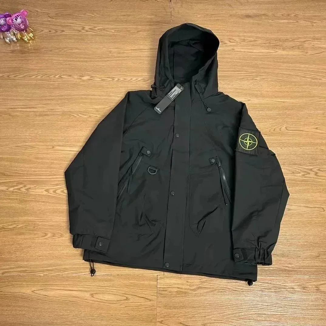 Stone Island 68-15 Black Hooded Parka