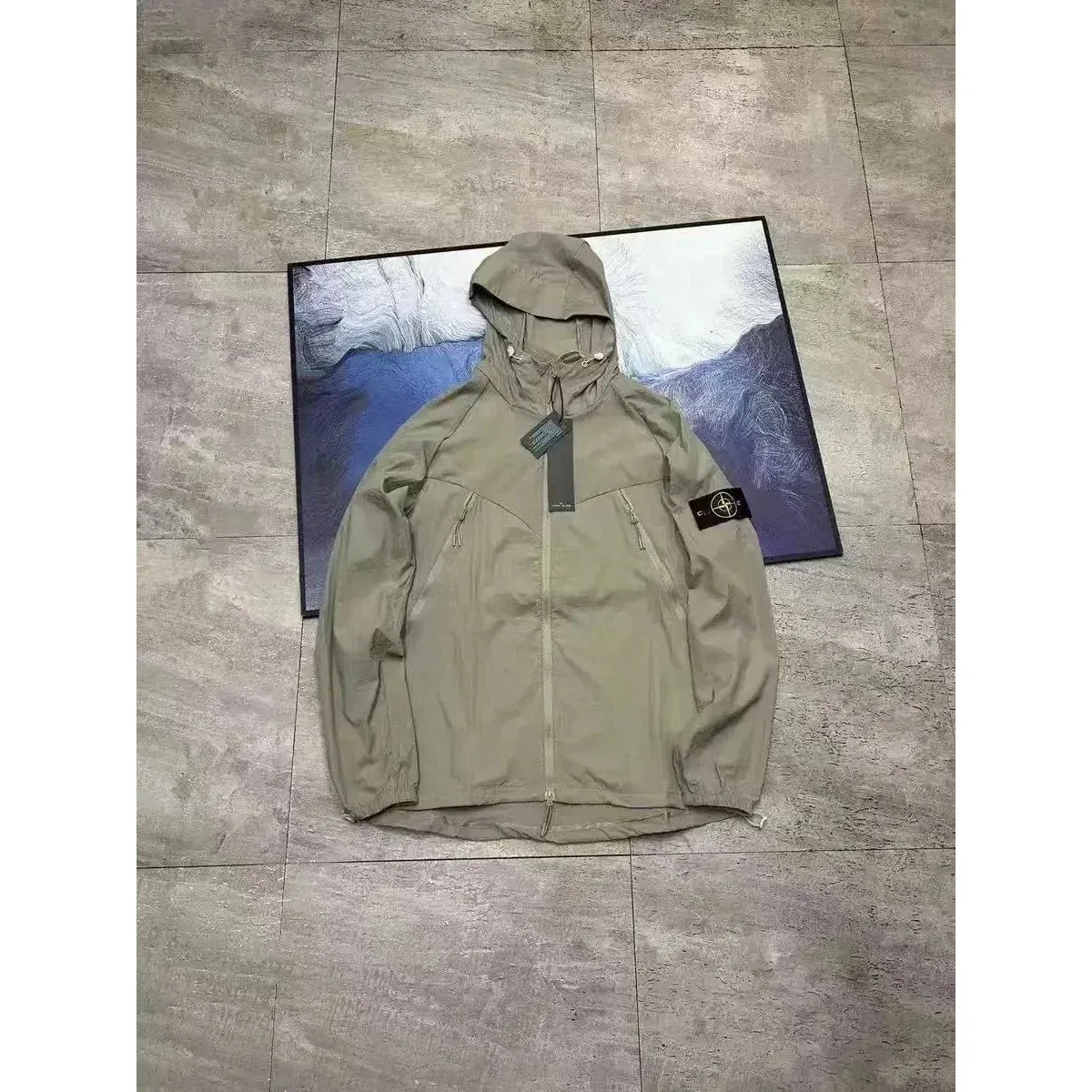 Stone Island 68-15 Olive Hooded Jacket