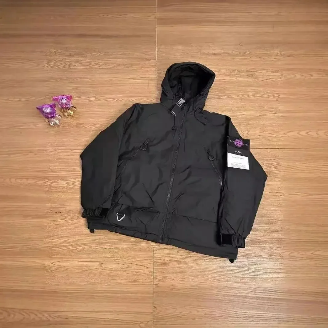 Stone Island Shadow Project Black Hooded Parka