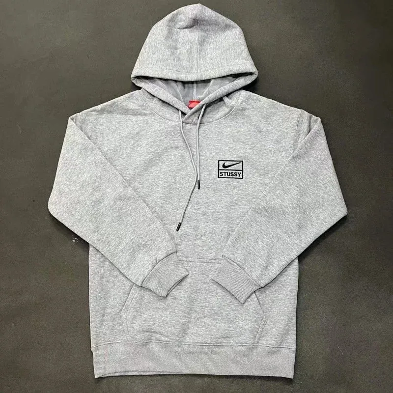 Stussy x Nike Grey Hoodie