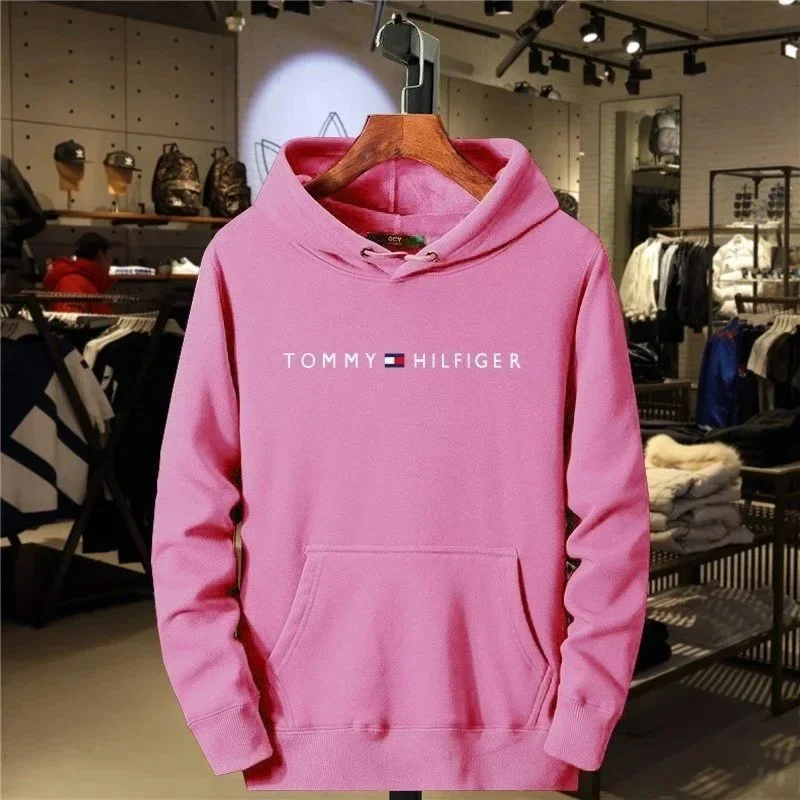 Tommy Hilfiger Pink Classic Logo Hoodie