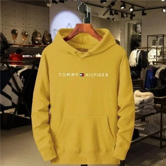 Tommy Hilfiger Yellow Classic Logo Hoodie