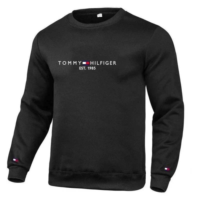 Tommy Hilfiger Black Classic Logo Sweatshirt