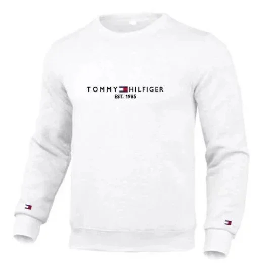 Tommy Hilfiger White EST. 1985 Crewneck Sweatshirt