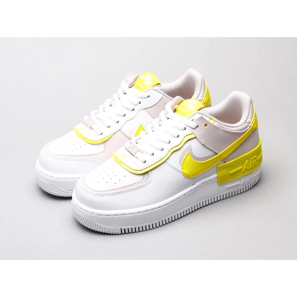 Nike Air Force 1 Shadow White/Yellow Sneakers
