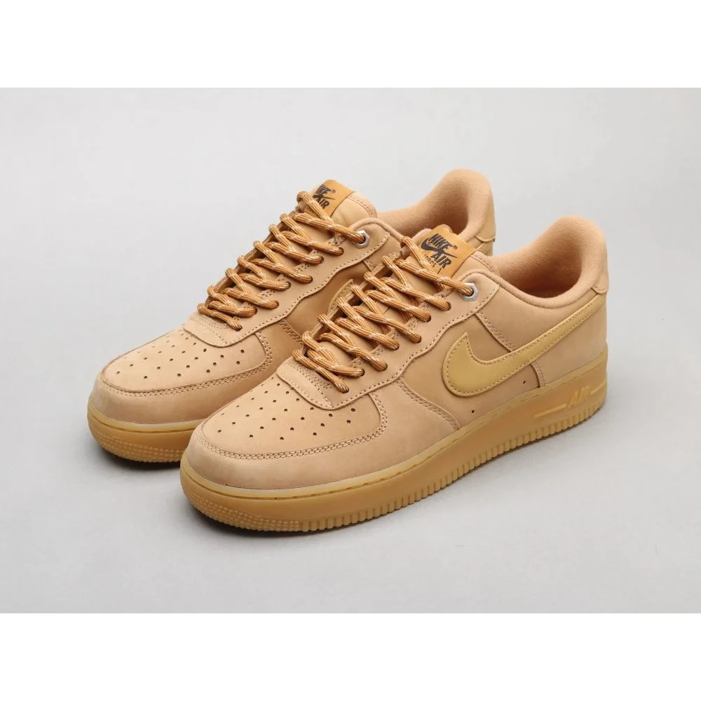 Nike Air Force 1 Wheat Gum Sneakers