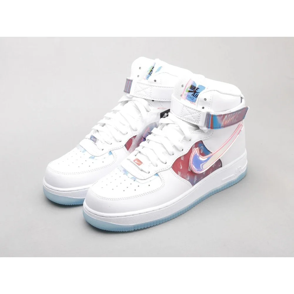 Nike Air Force 1 White Sail/University Red Sneakers