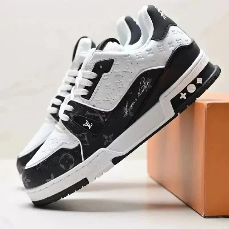 Louis Vuitton LV Trainer White/Black Panda Sneakers