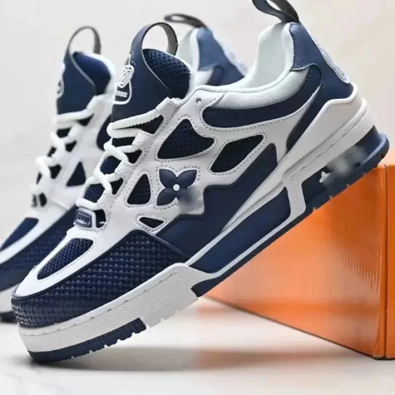 Louis Vuitton LV Trainer 18黑蓝面包 Sneakers