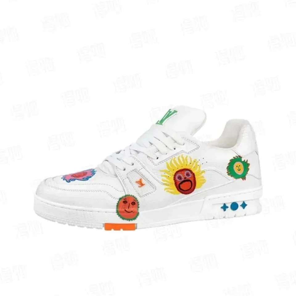 Louis Vuitton LV Trainer 16白太阳花 Sneakers