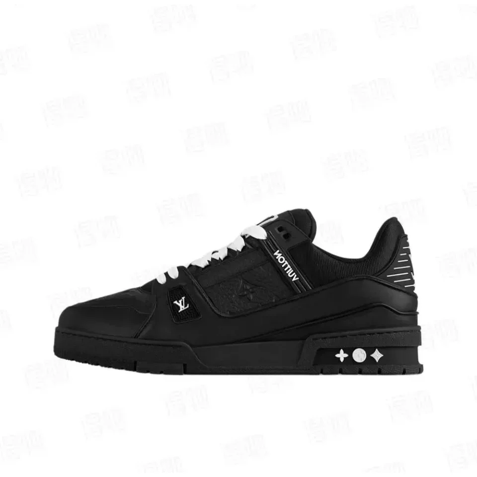Louis Vuitton LV Trainer Triple Black Sneakers