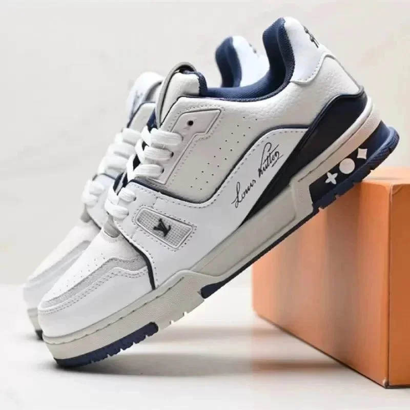 Louis Vuitton LV Trainer White/Navy Sneakers