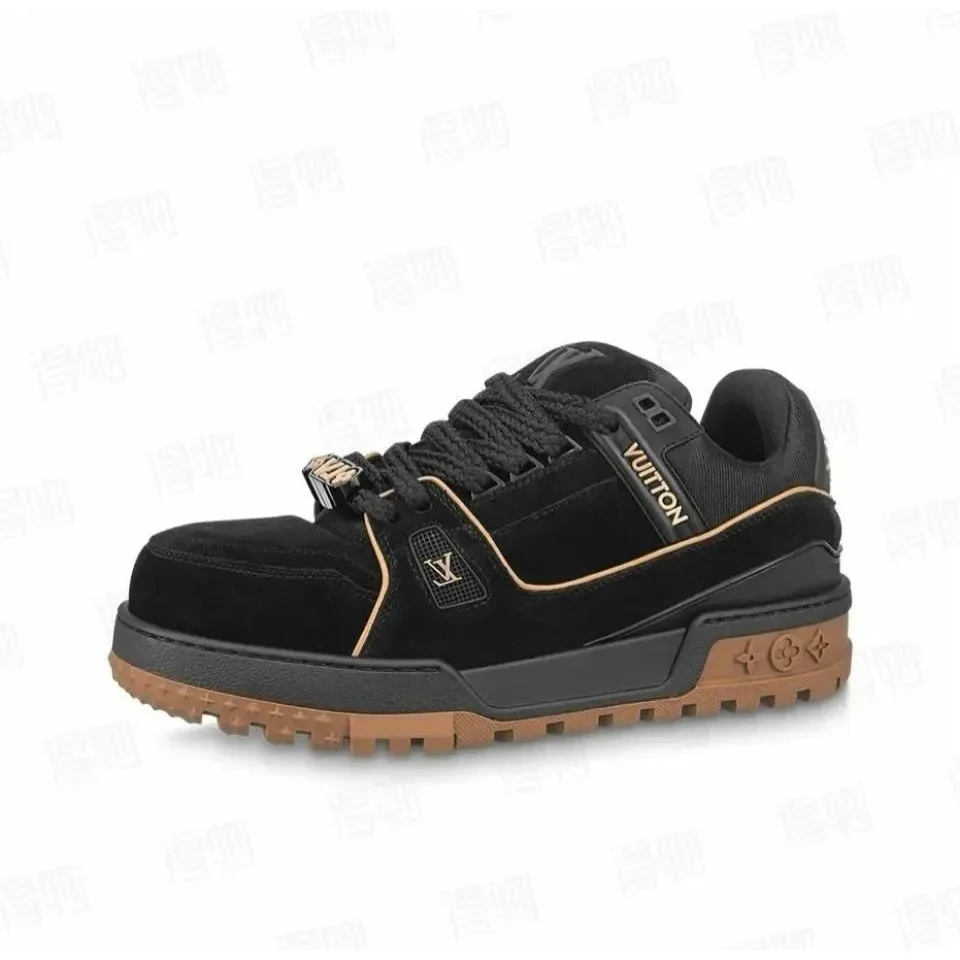 Louis Vuitton LV Trainer 27 Black Brown Sneakers
