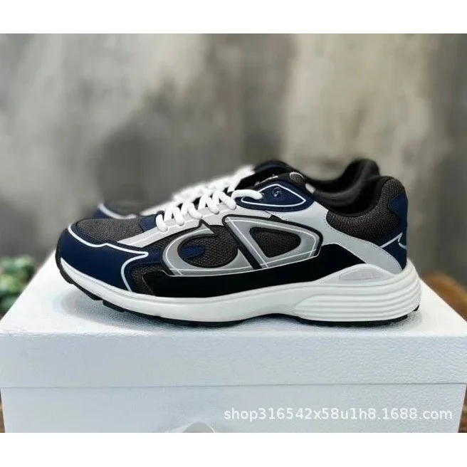 Dior Air Force 1 Blue & White Sneakers