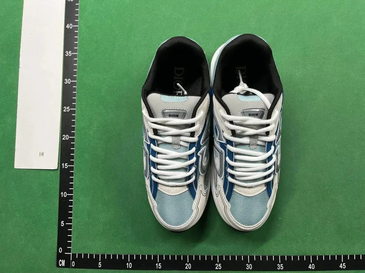 Dior Air Force 1 Blue & White Sneakers