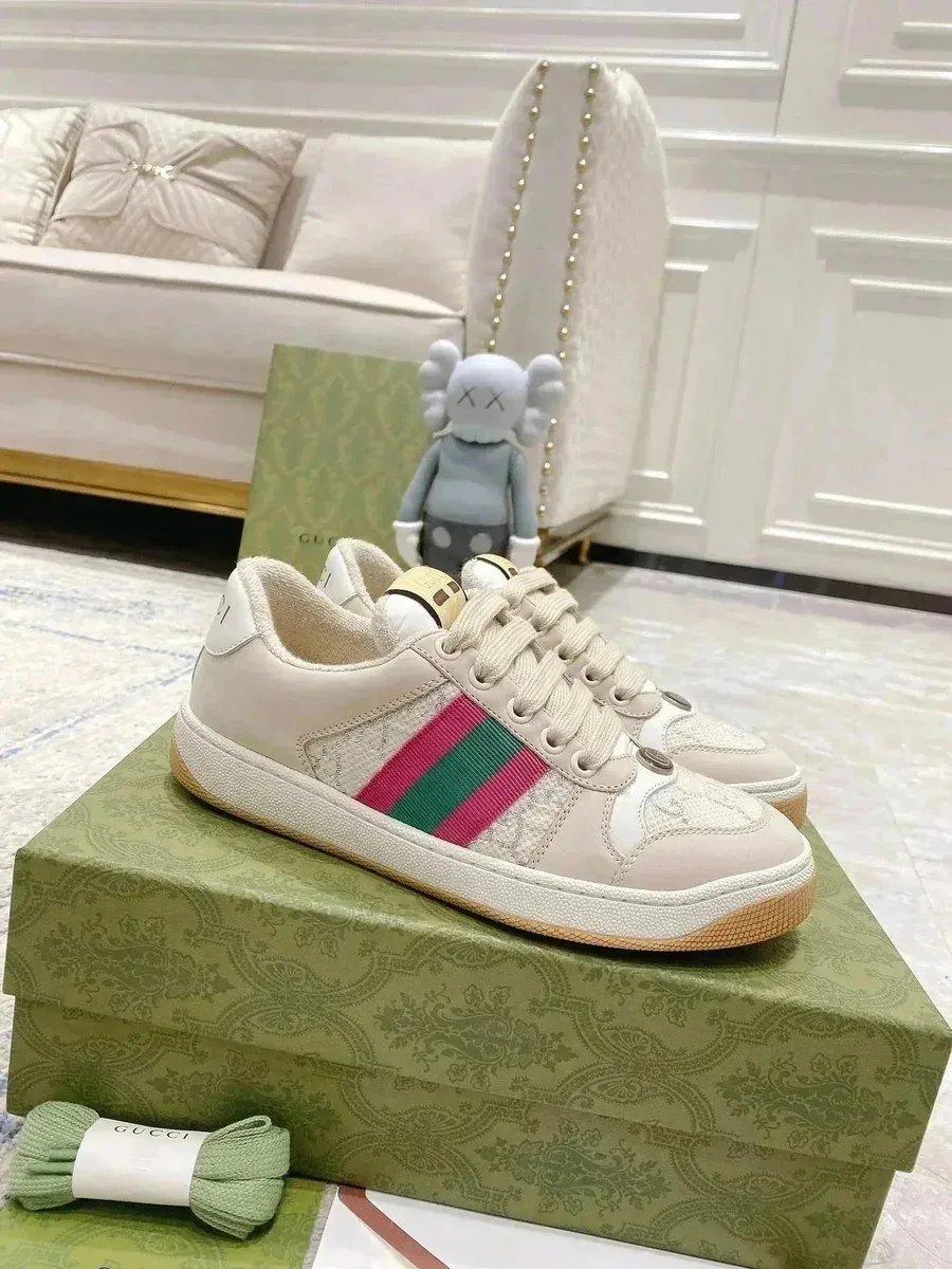 Gucci Runners White/Green/Red Sneakers