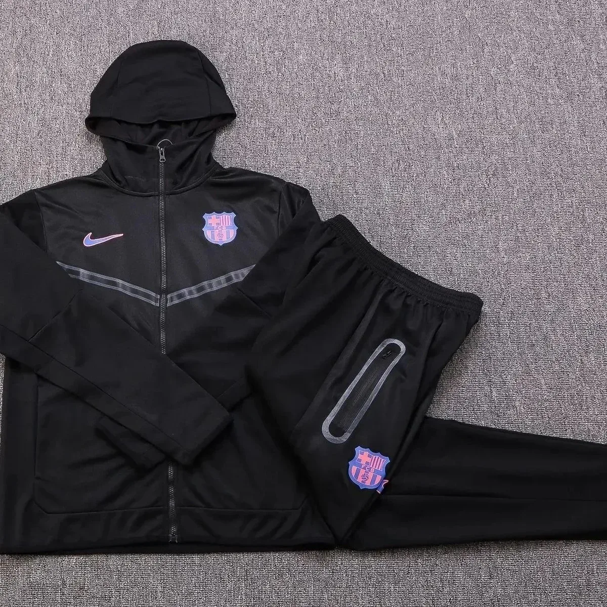 Nike FC Barcelona Air Force 1 Black Tracksuit Set