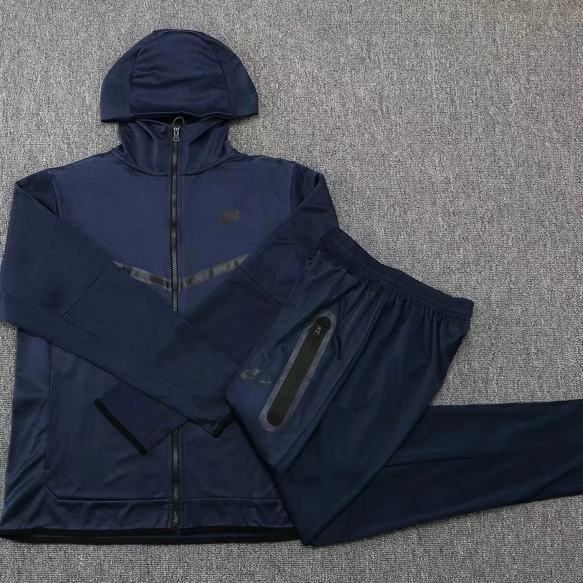 Nike Tech Fleece Navy Blue Tracksuit Set